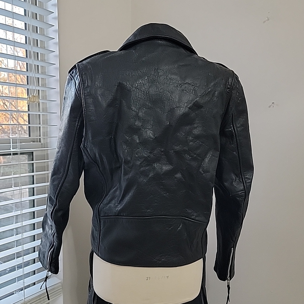 Street & Steel POLICE Motorcycle Jacket 40 & pants Chaps M Excellent condition - Picture 3 of 16